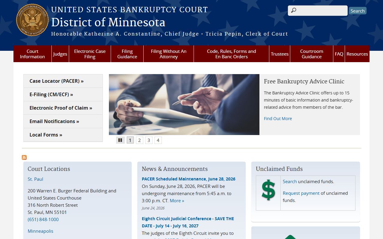 Nicollet County probate records related bankruptcy court records access
